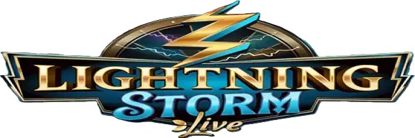 Lightning Storm game by Evolution – logo hosted on WildHub Casino