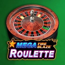 Mega Fire Blaze Roulette online game logo by Playtech on wildhub-hu.com