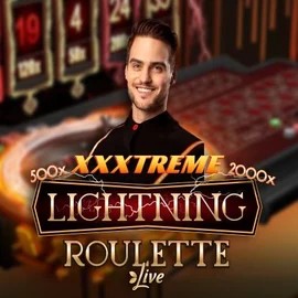 Official Live Casino logo: XXXtreme Lightning Roulette by Evolution at WildHub Casino